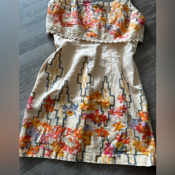 LAST PRICE🍒🤍 FREE PEOPLE the Big Bang metallic tea combo mini dress 🤍 - Picture 8 of 14